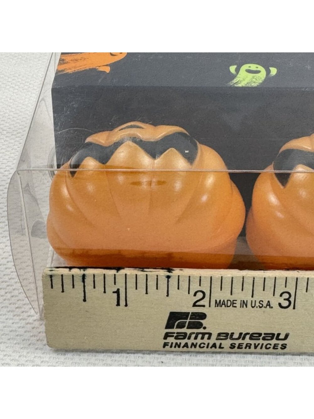 Halloween Pumpkin Garland Light String 10 LED Battery Operated Indoor 6 ft NEW - Picture 7 of 8